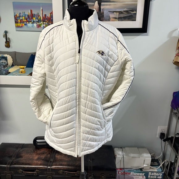 ❤️NFL Baltimore Ravens Quilted Jacket-Sz XXL - Picture 1 of 5